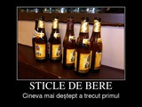 sticle de bere