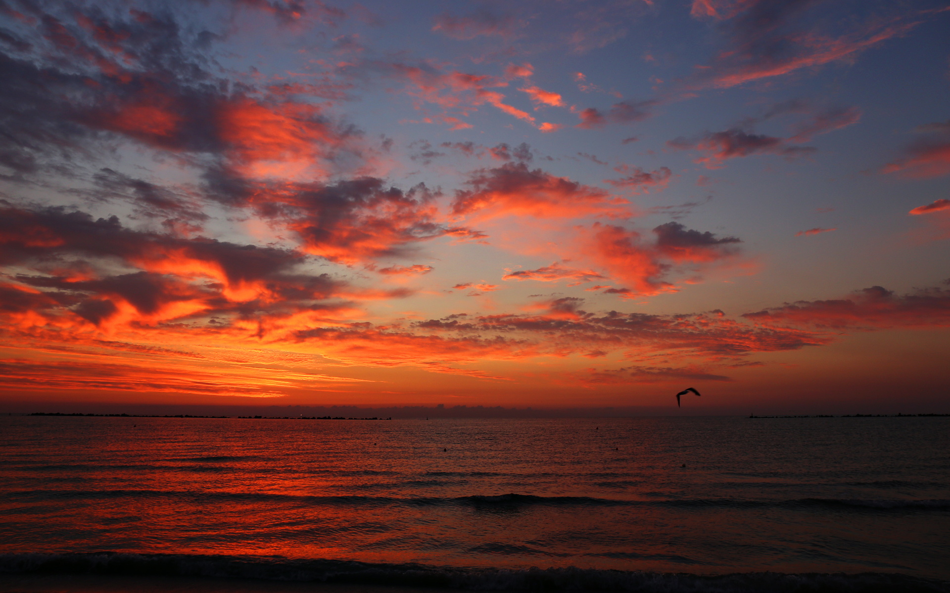 nicus FOSSnstuff: Sunrise sea wallpapers