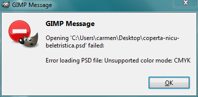 open psd file gimp cmyk