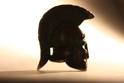 Object photography: Grecian Helmet