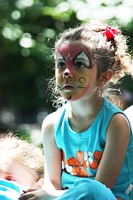 Face painted