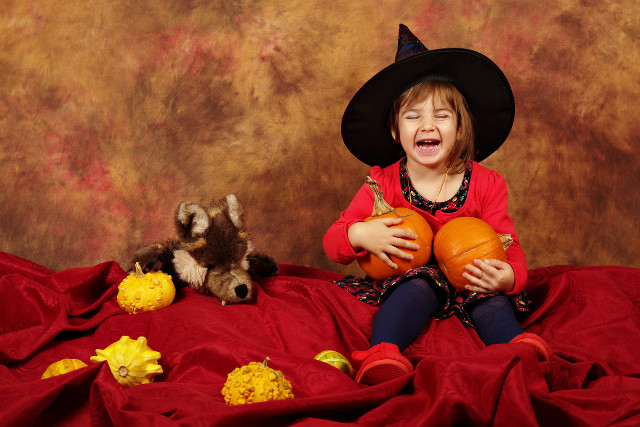 little witch is having fun